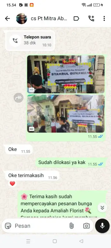 Testimonial Papan ucapan BANYUASIN